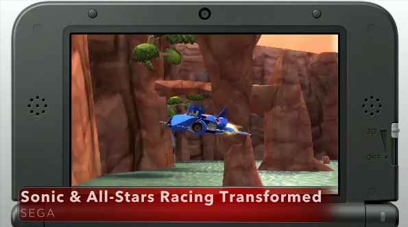 sonic and sega all stars racing transformed 3ds