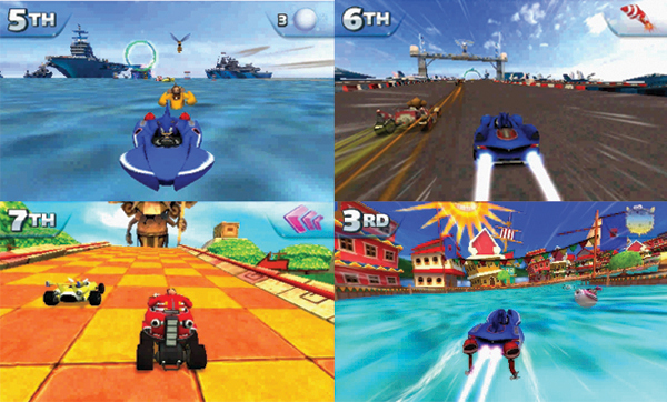 sonic racing transformed 3ds