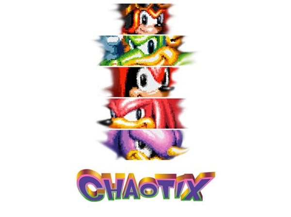 knuckles chaotix logo concept