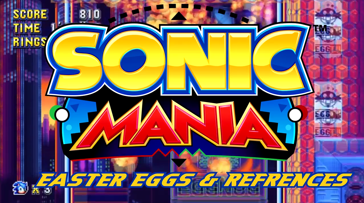 sonic mania intro easter eggs