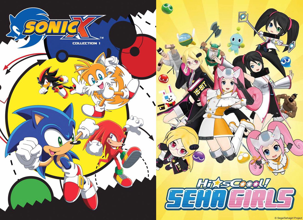 Updates On North American Sonic X Dvd And Sega Hard Girls Dvd And Blu Ray Releases Segabits 1 Source For Sega News
