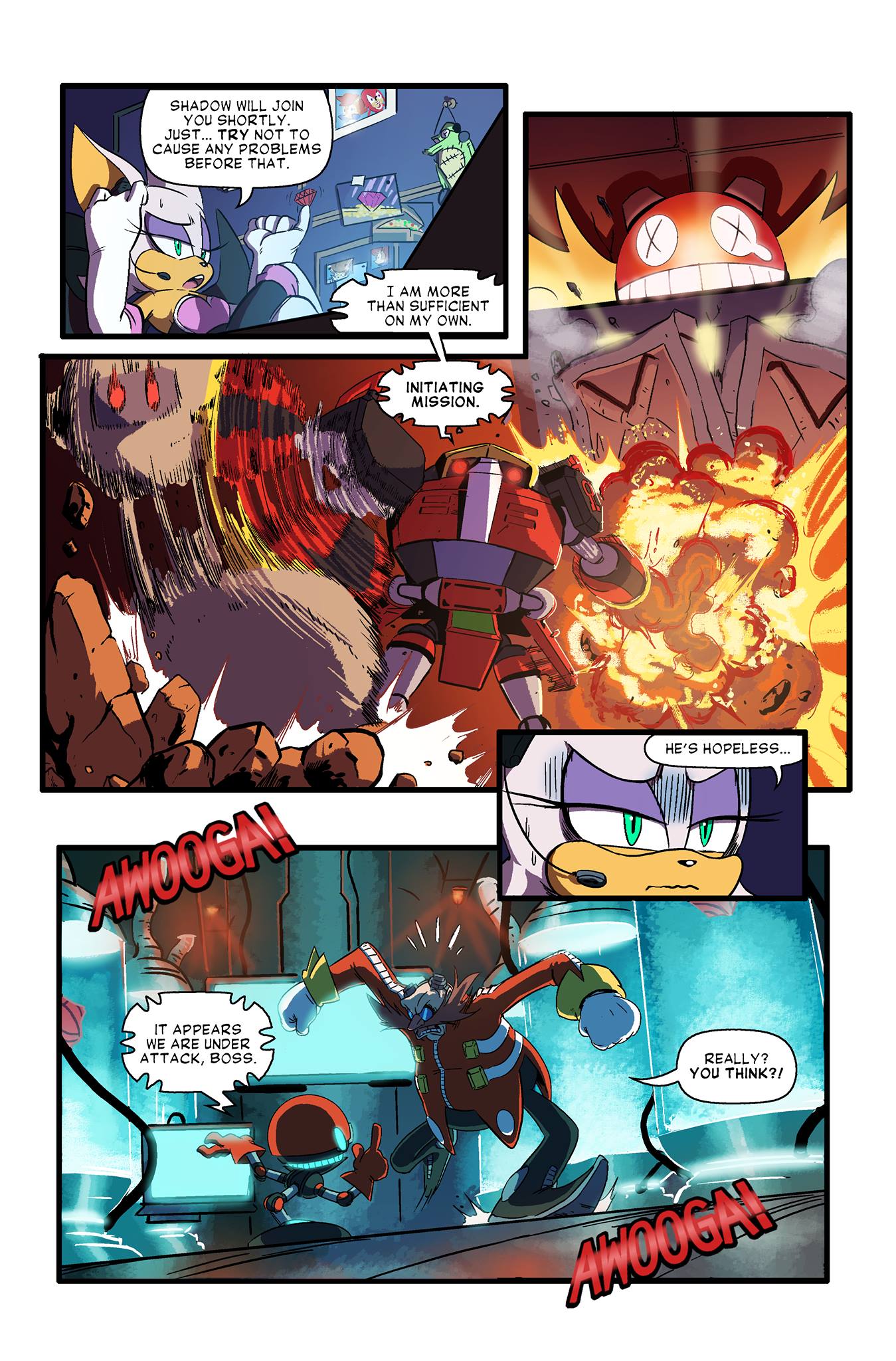Sonic Forces: Looming Shadow web comic brings back Team Dark, features