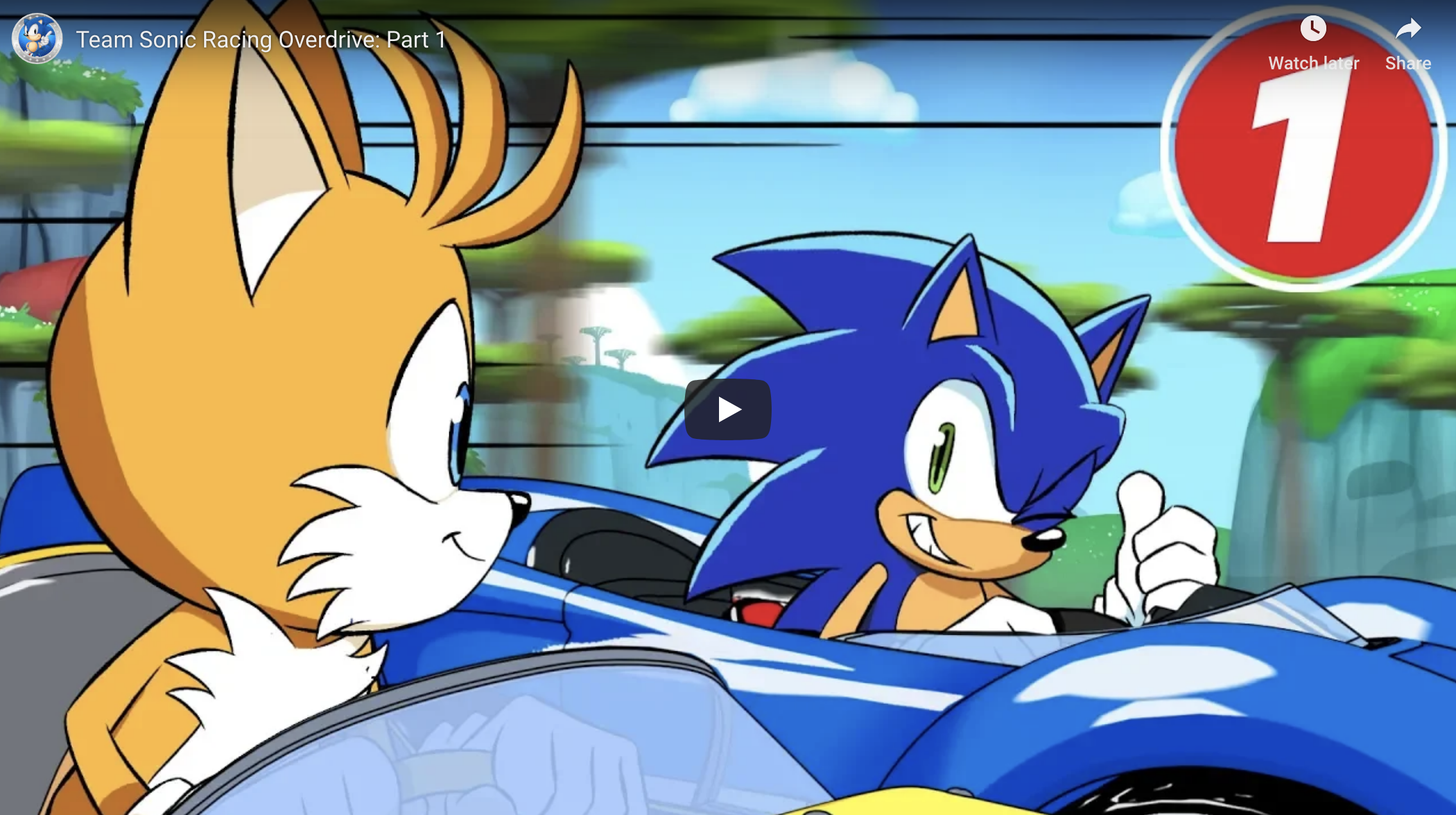 Sonic @ SXSW: Team Sonic Racing: Overdrive 2-part animation announced – watch part 1 ...