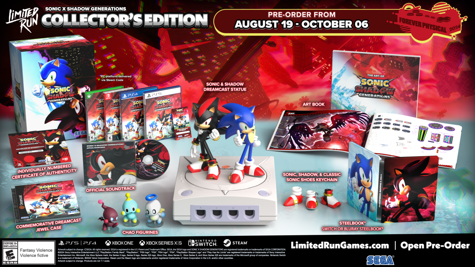 Sonic X Shadow Generations Collectors Edition Speeds Into Pre Orders