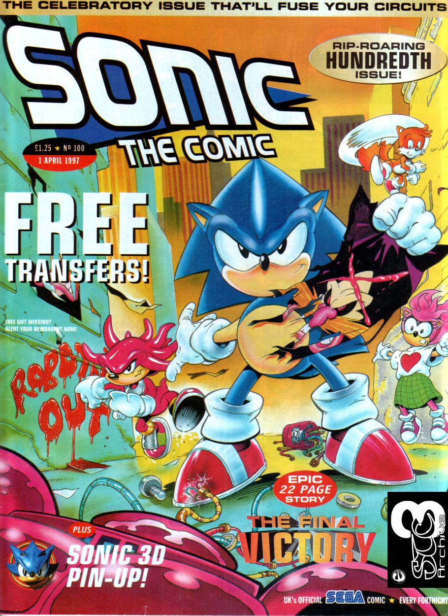 Sonic The Comic CD : Nigel Kitching, Fleetway, SEGA : Free