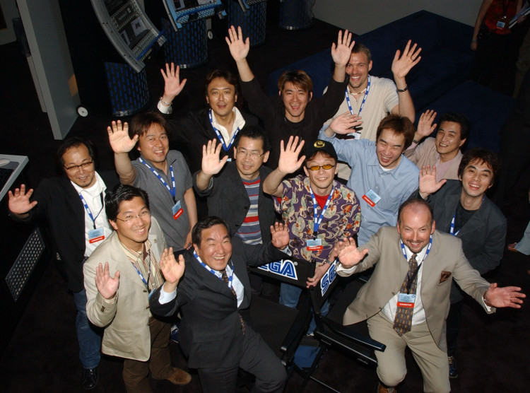 The ten dev team heads, along with Japan president Sato, and American president Moore - all ready for success.