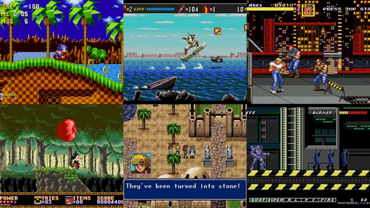 Sonic, Shinobi, Phantasy Star, Disney games and Streets of Rage solidified Sega's footing in western console market.