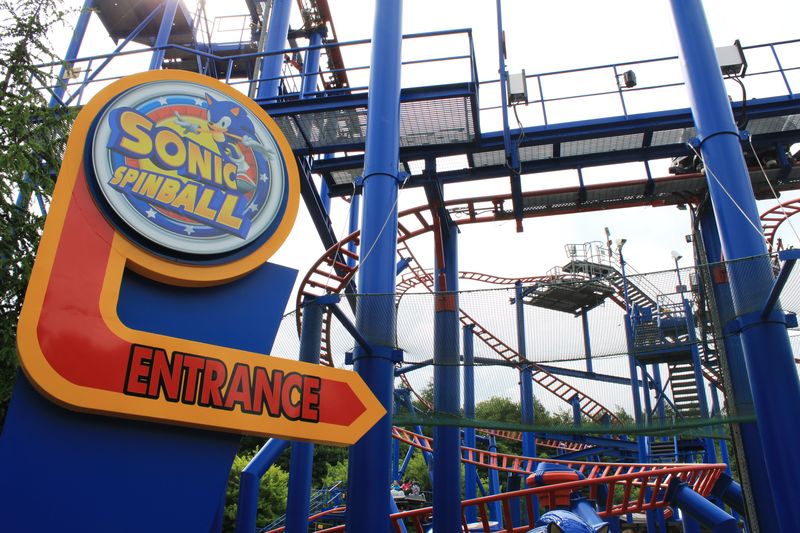 Alton Towers Sonic Spinball ride has been rethemed, Sonic branding