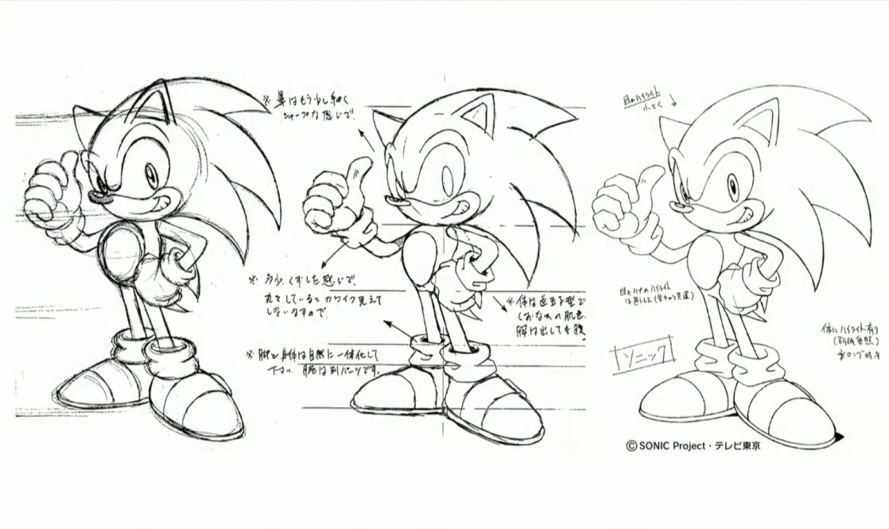 Sonic the Hedgehog and Friends concept art revealed.