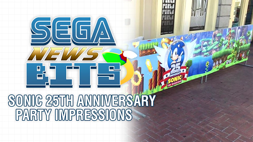 SEGA News Bits: Sonic The Hedgehog 25th Anniversary Party Impressions ...