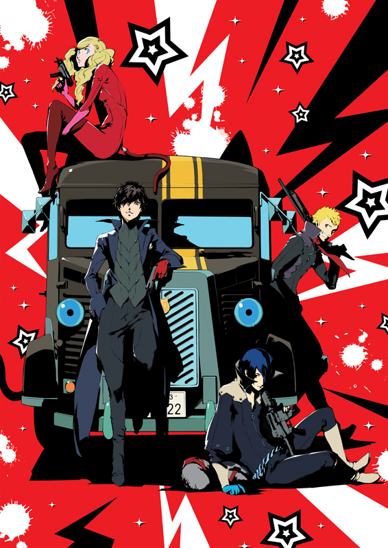 persona5 the animation the day breakers bluray dvd front cover