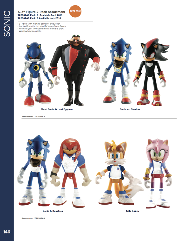 Sonic The Hedgehog Sonic & Metal Sonic Action Figure 2-Pack 