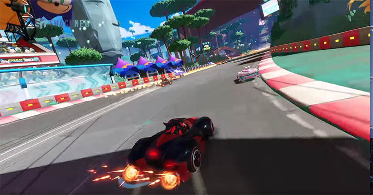 Watch nearly 3 minutes of Team Sonic Racing plus a developer interview ...