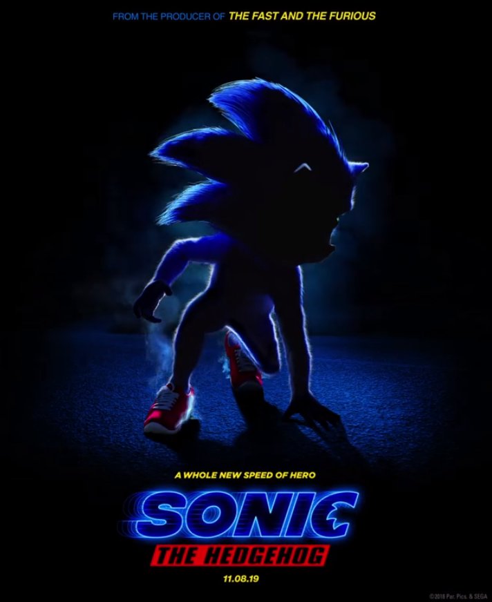 First Poster for Sonic the Hedgehog Movie Revealed - IGN News 