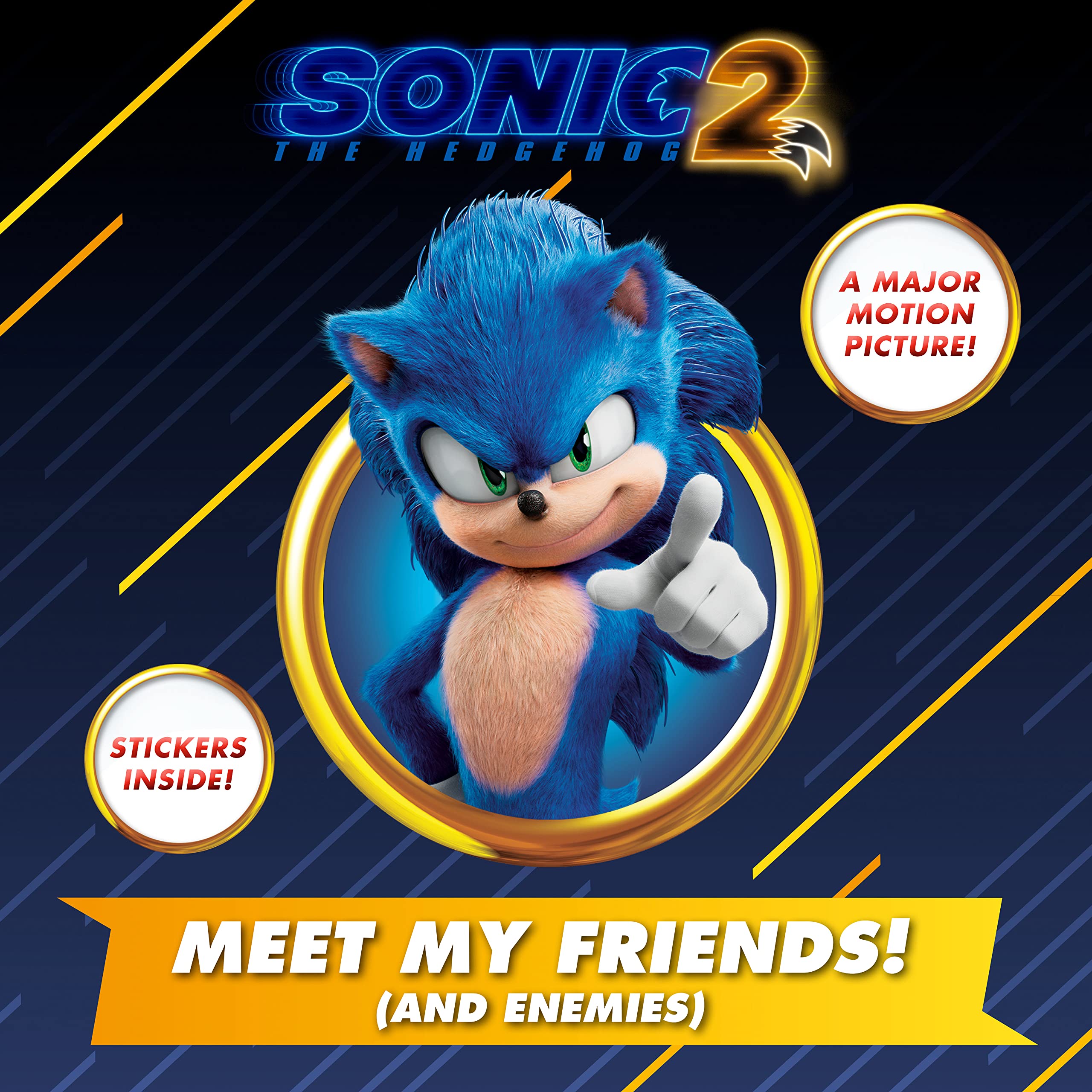 Sonic The Hedgedog 2 Movie Character Poster - Jolly Family Gifts