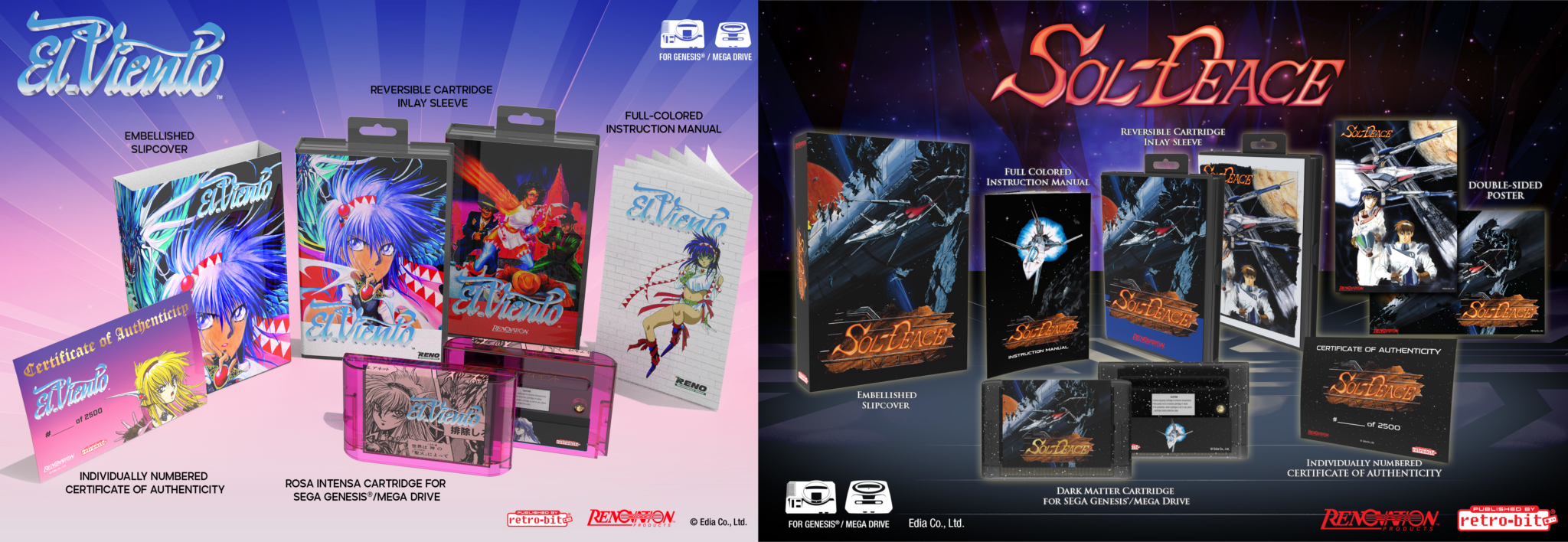 Retro-Bit announces official reprint of El Viento and Sol-Deace for ...
