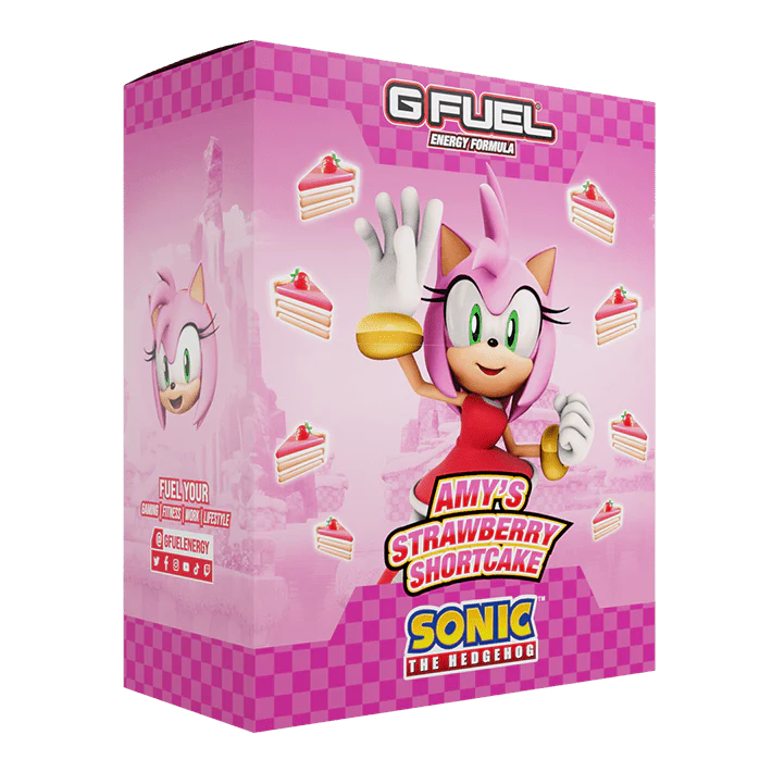 G FUEL unveils Amy Rose Strawberry Shortcake energy drink powder and  collectible shaker! » SEGAbits - #1 Source for SEGA News