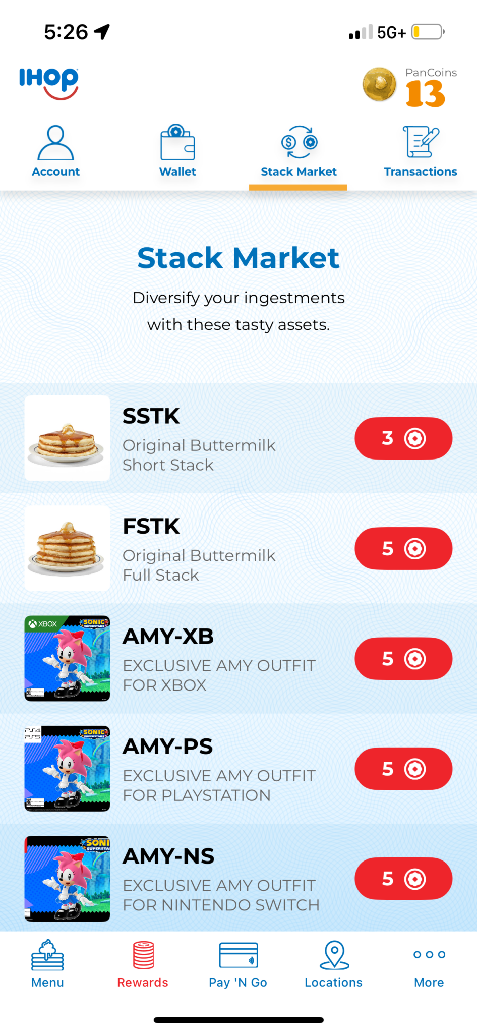 Review Sonic the Hedgehog X IHOP Menu Blueberry pancakes and onion