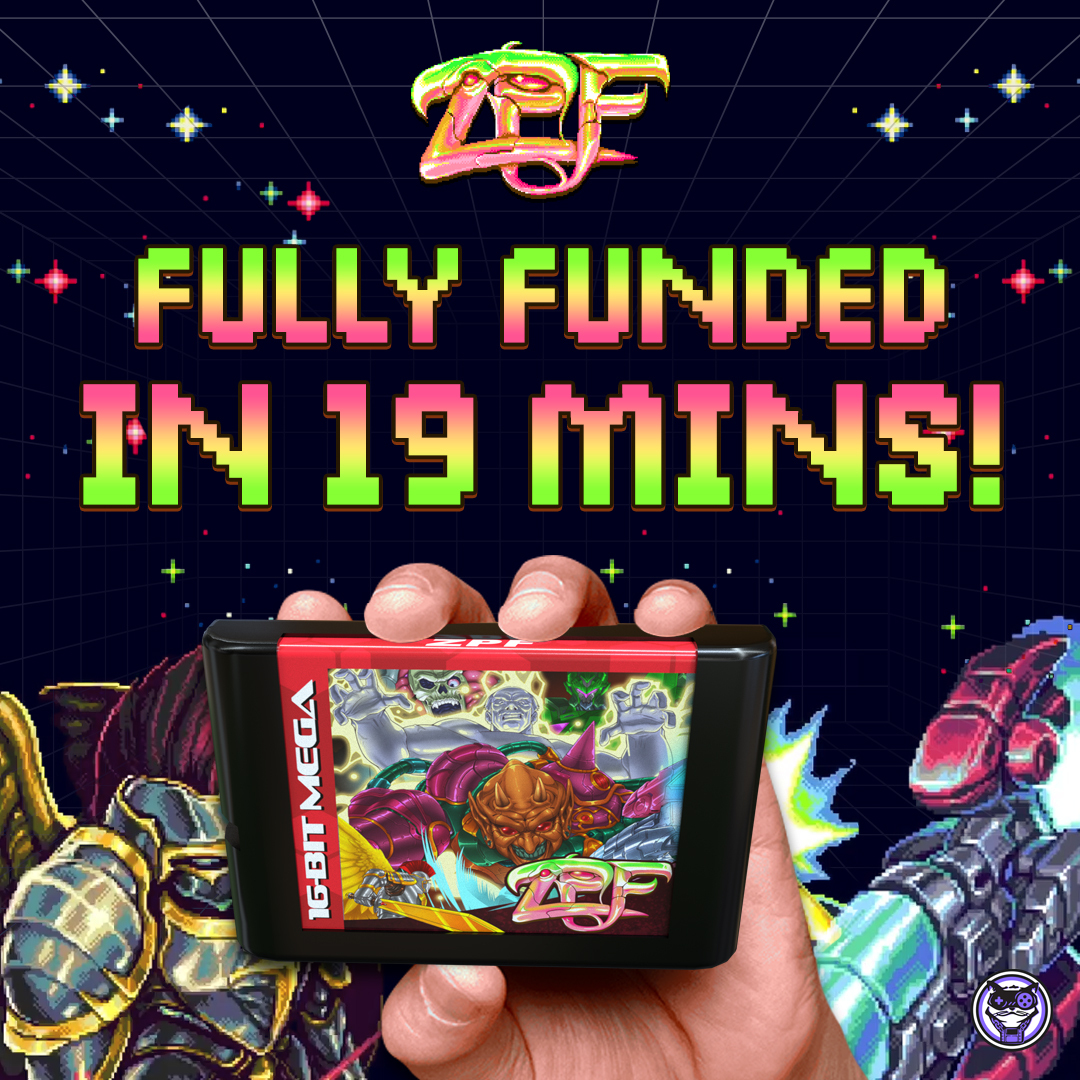 A new Genesis/Mega-Drive shmup, ZPF, begins crowdfunding on Kickstarter ...