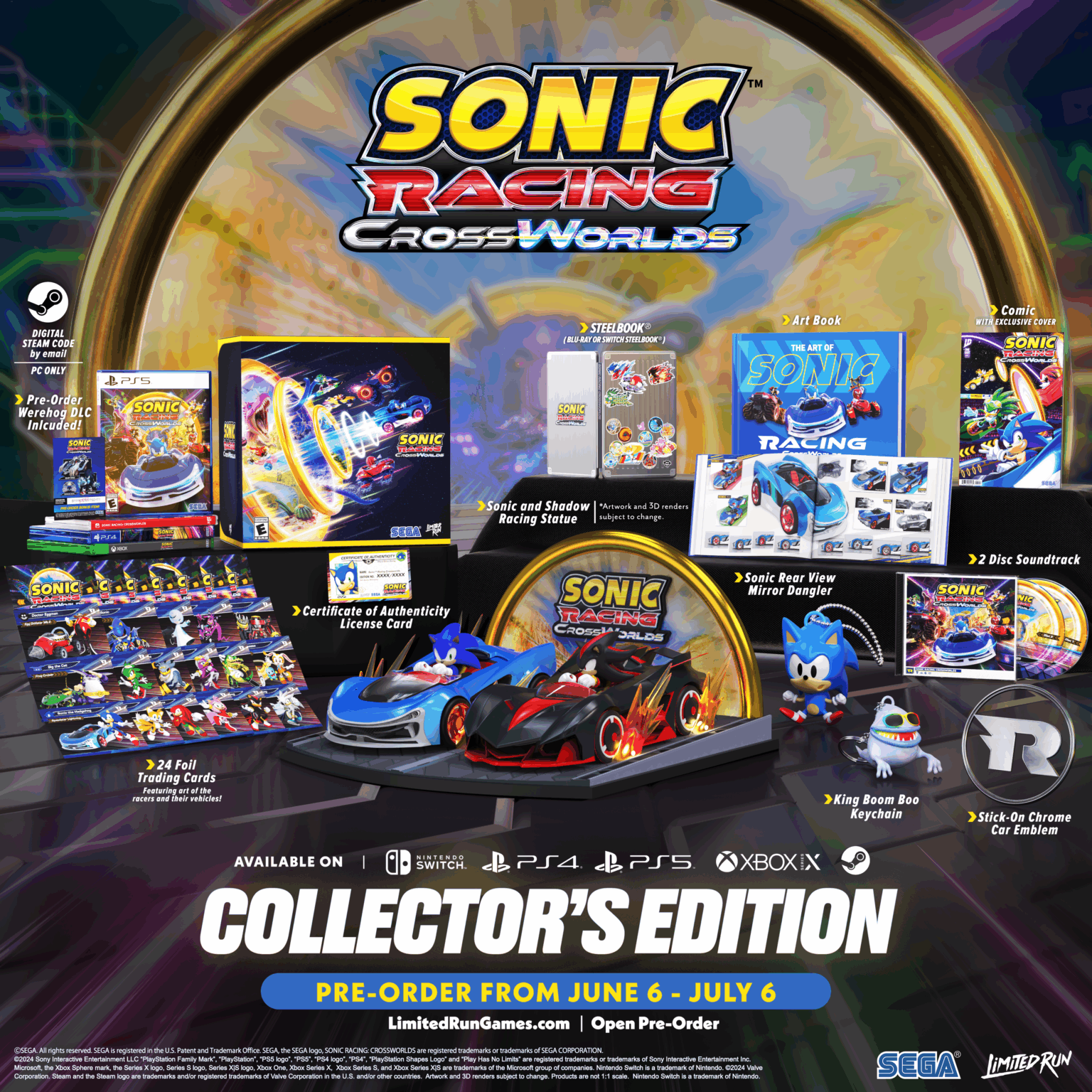 Sonic Racing: CrossWorlds – Release Date Revealed, SEGA & Atlus All ...
