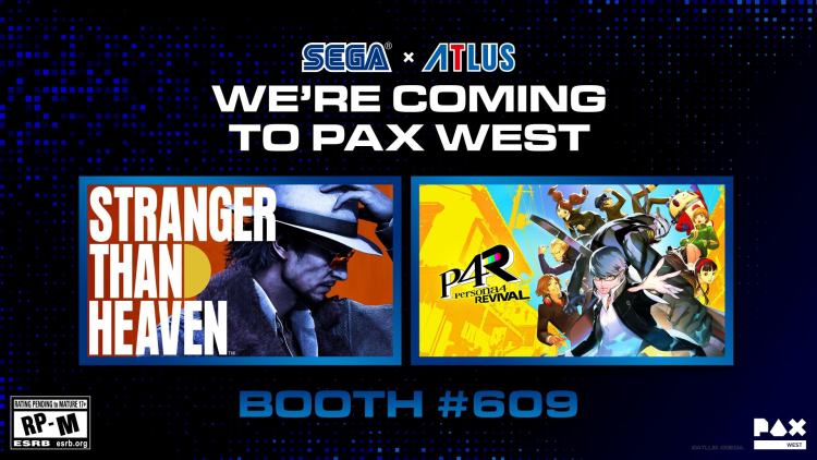 SEGA Reveals PAX West 2026 Lineup, Featuring Persona 4 Revival and STRANGER THAN HEAVEN